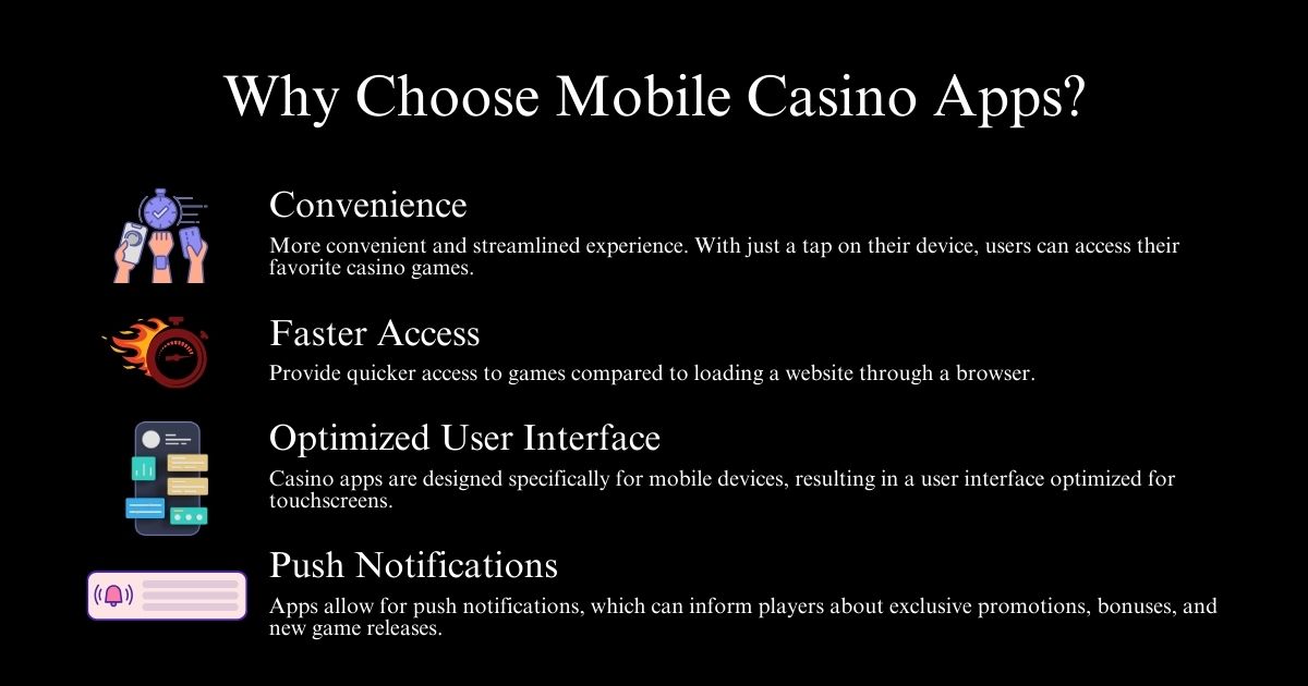 why choose mobile casino apps